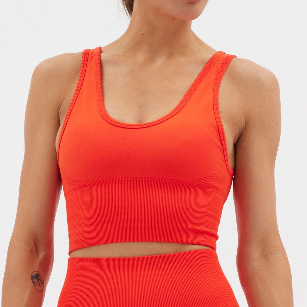 Halfdays Marie Top Seamless Bra Top Spritz Small
